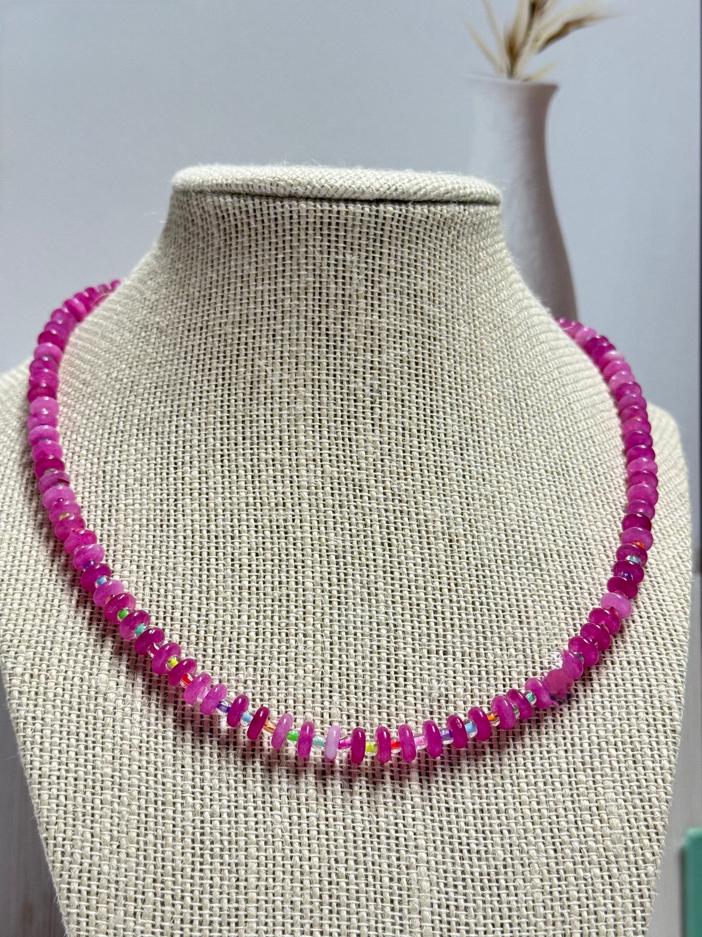 Fuchsia Choker