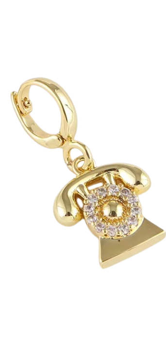 Vintage Phone Charm