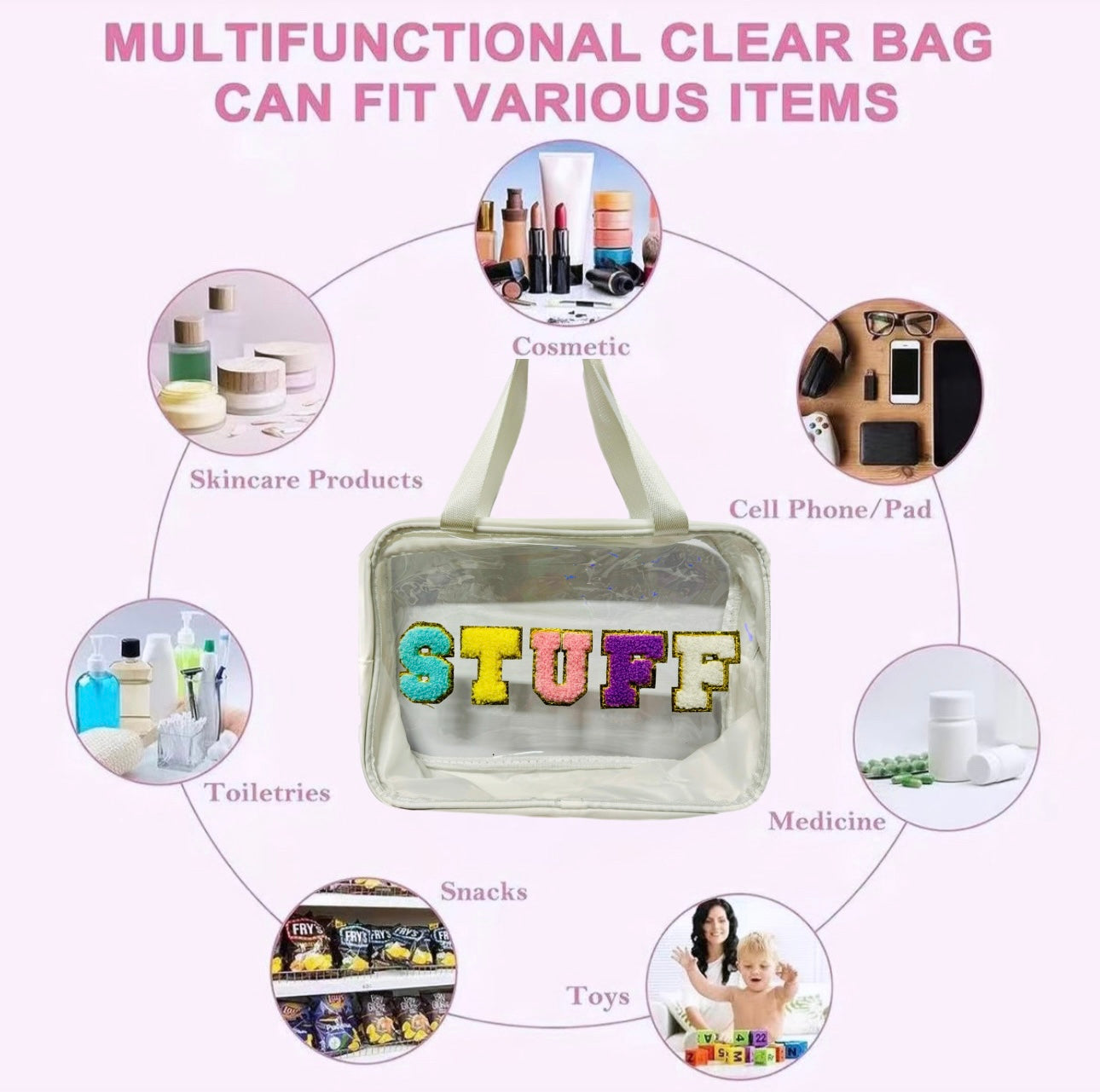 A Few Of My favorite STUFF Clear Bag