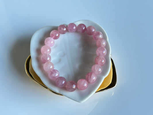 10mm Rare Mauve Pink Madagascar Bracelet