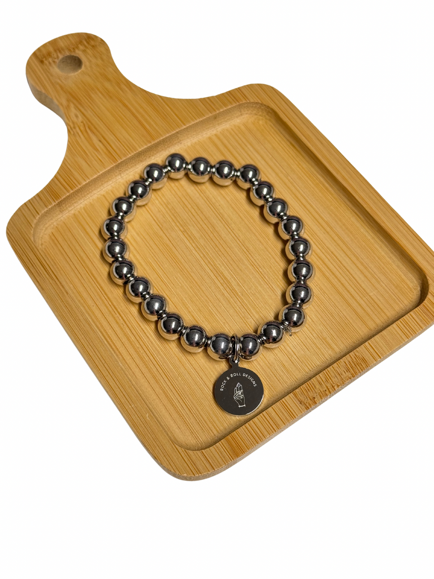 Silver Plated Beaded Bracelet