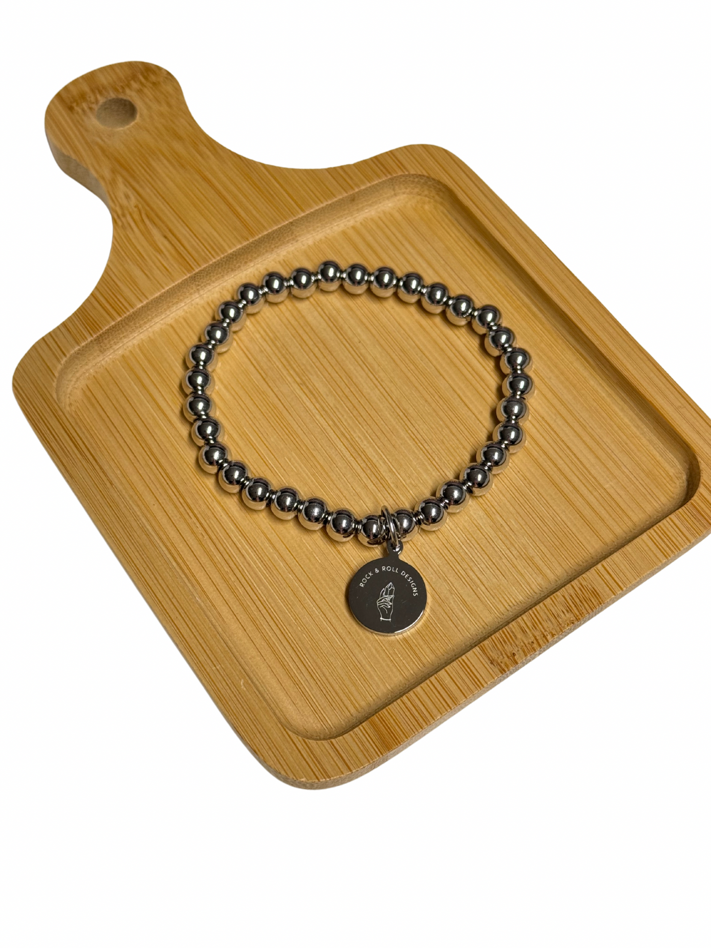 Silver Plated Beaded Bracelet