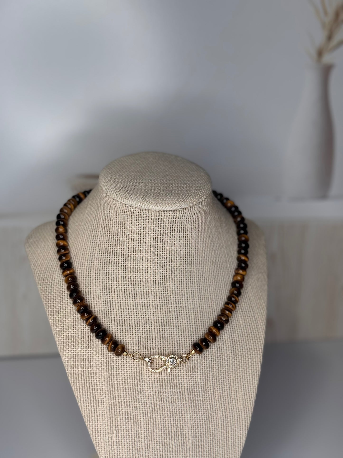 Natural Tiger’s Eye Necklace