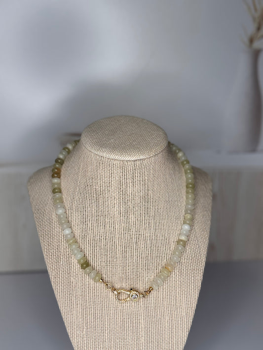 Natural Afghanistan Jade Necklace
