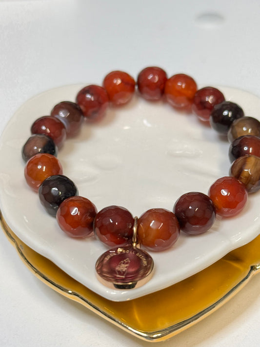 Orange Hessonite Bracelet