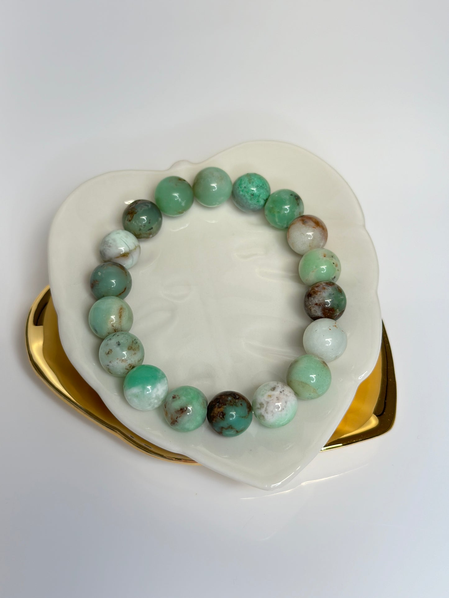 10mm Chrysoprase Bracelet (RARE)