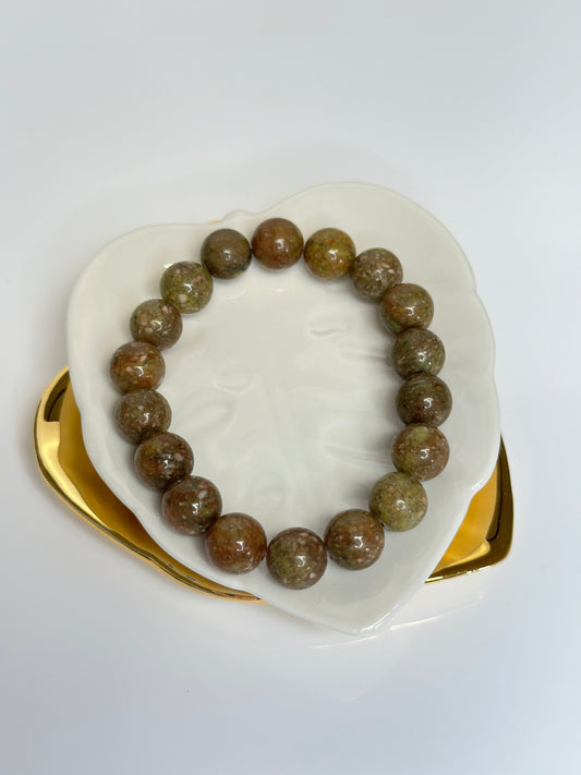 Unakite Jasper Bracelet