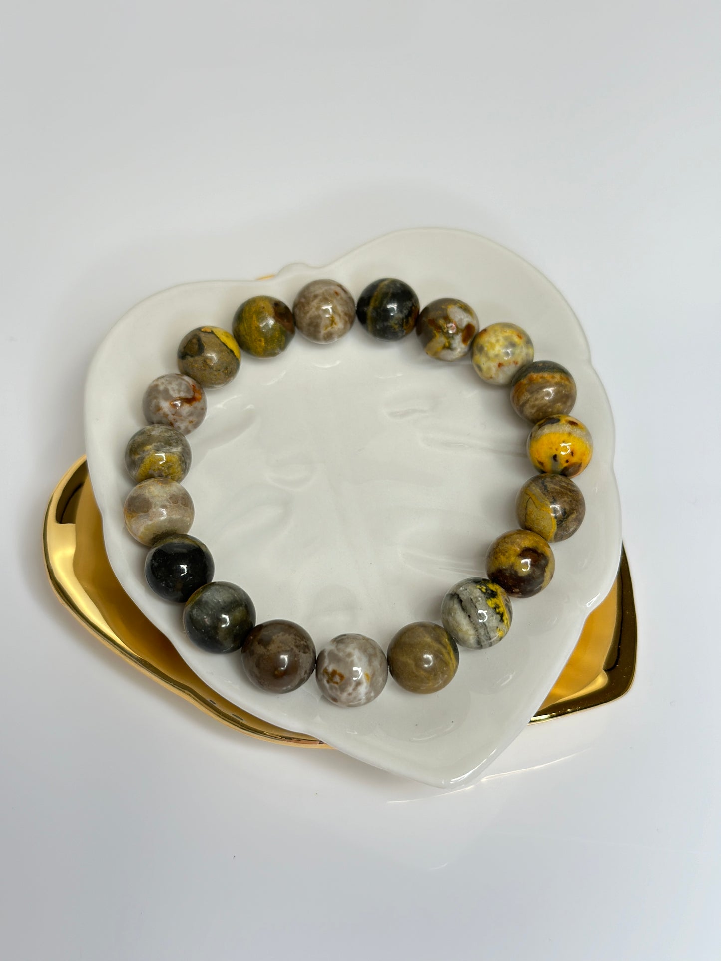 10mm Natural Bumblebee Bracelet (RARE)