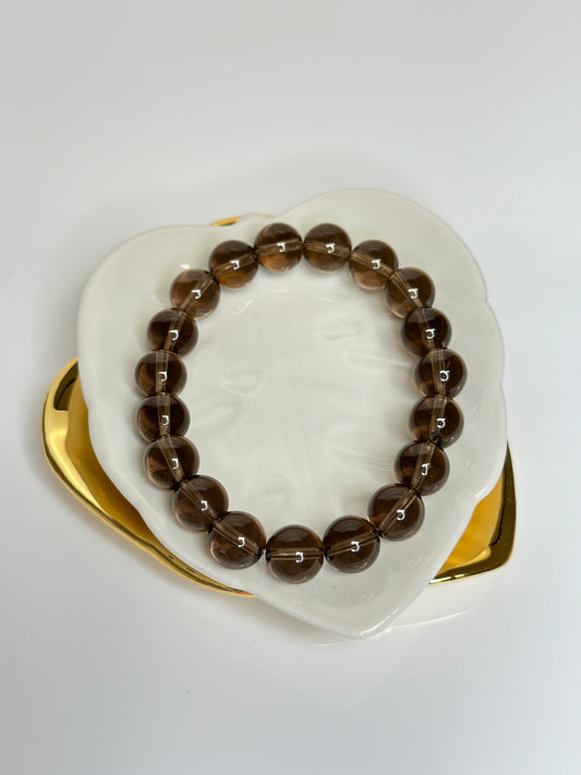 10mm Smoky Quartz Bracelet