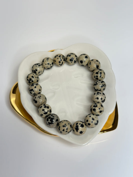 10mm Dalmatian Bracelet