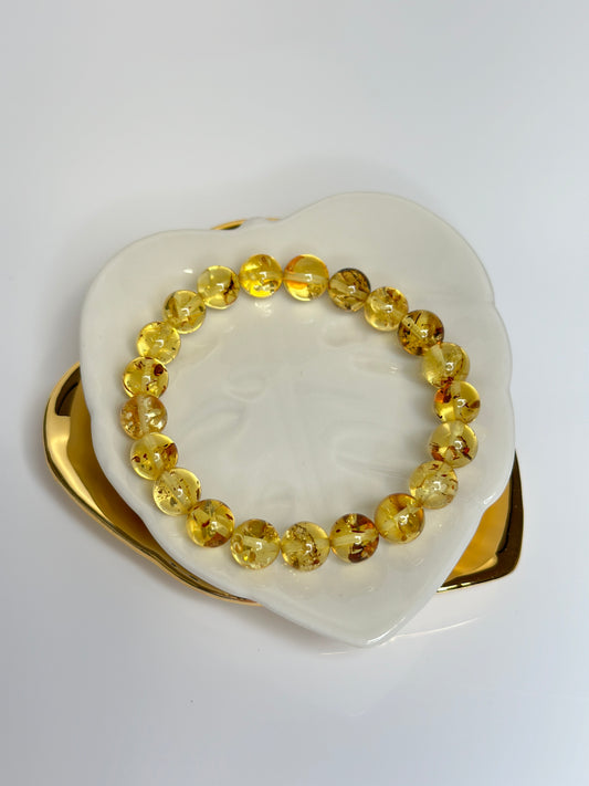 8 mm Baltic Amber Bracelet