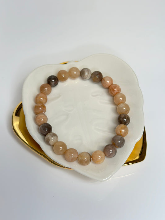 Genuine Multicolor Sunstone Bracelet