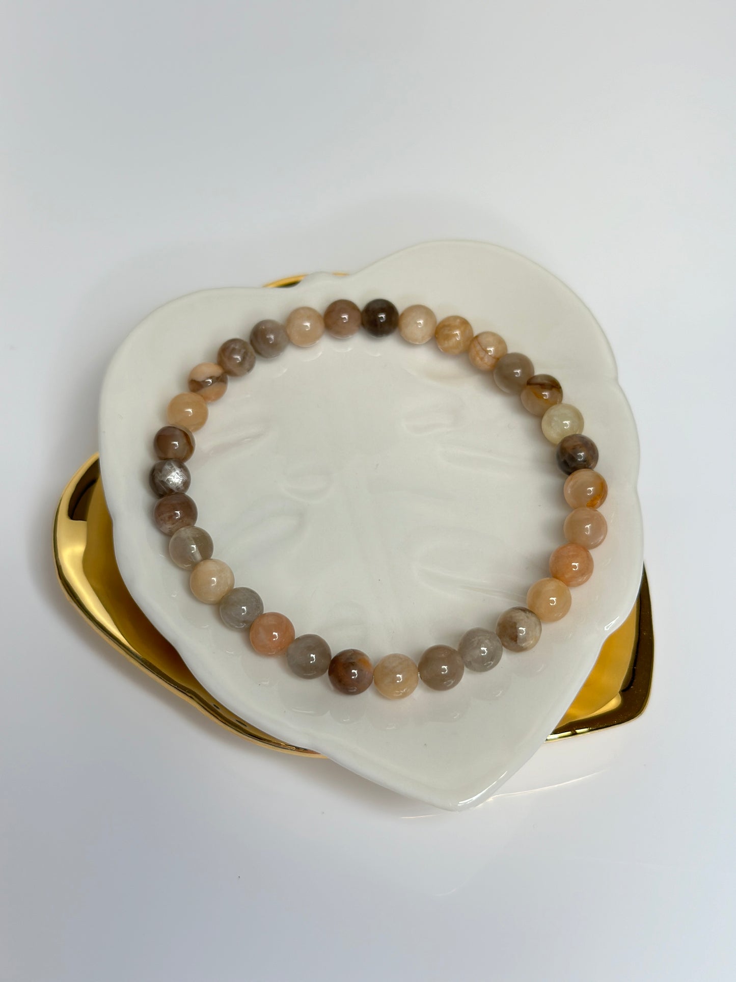 Genuine Multicolor Sunstone Bracelet