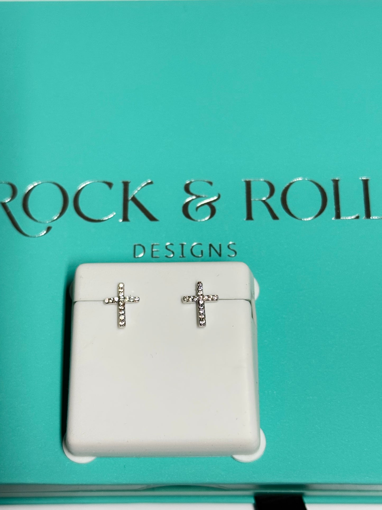 925 Cross Earrings