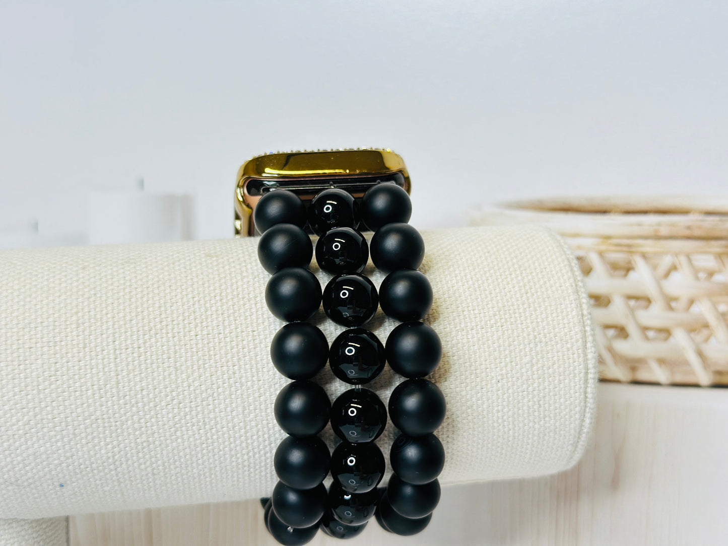 Black Onyx Apple Watchband