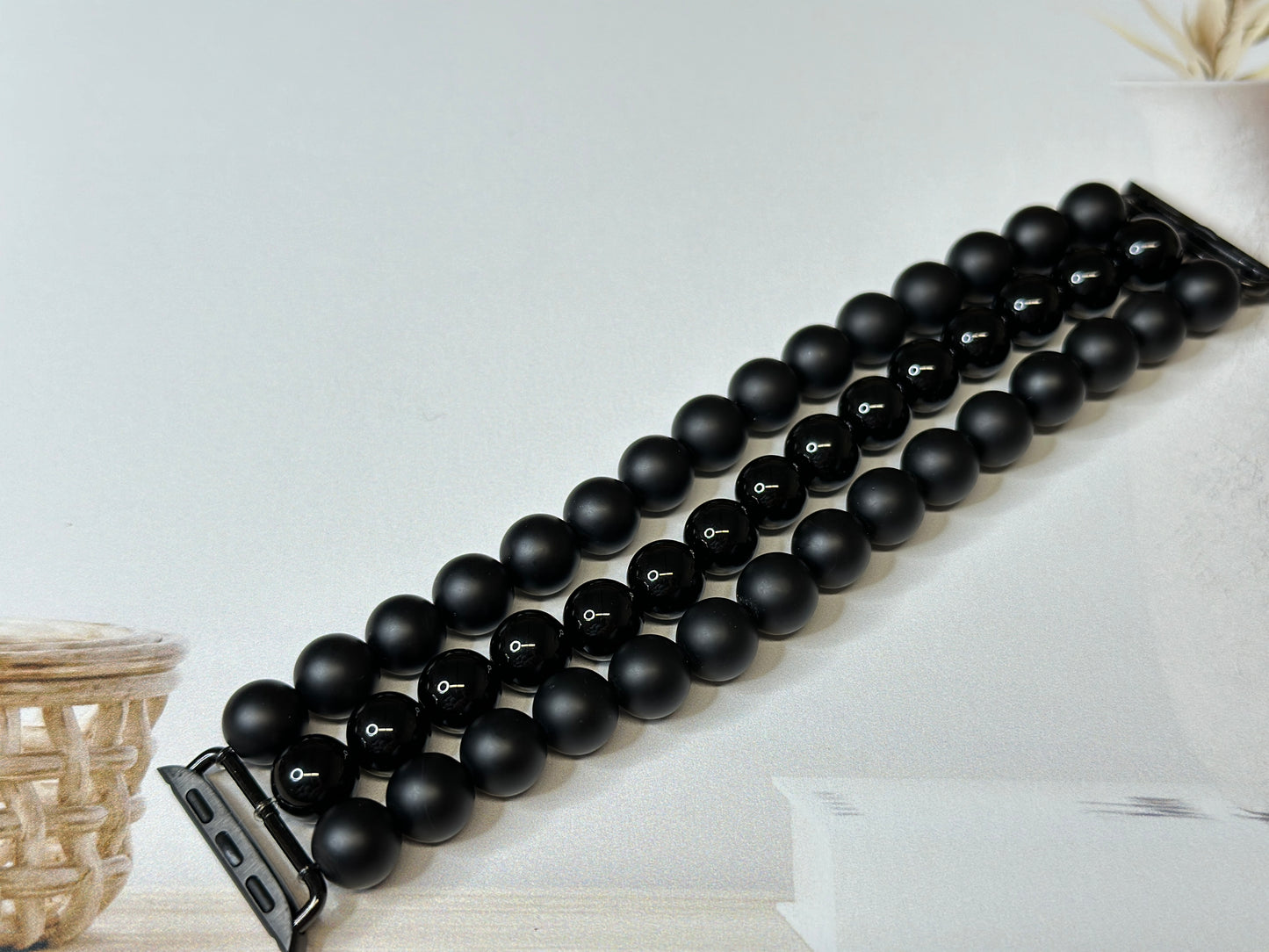 Black Onyx Apple Watchband