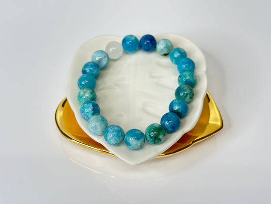 10mm Hemimorphite Bracelet