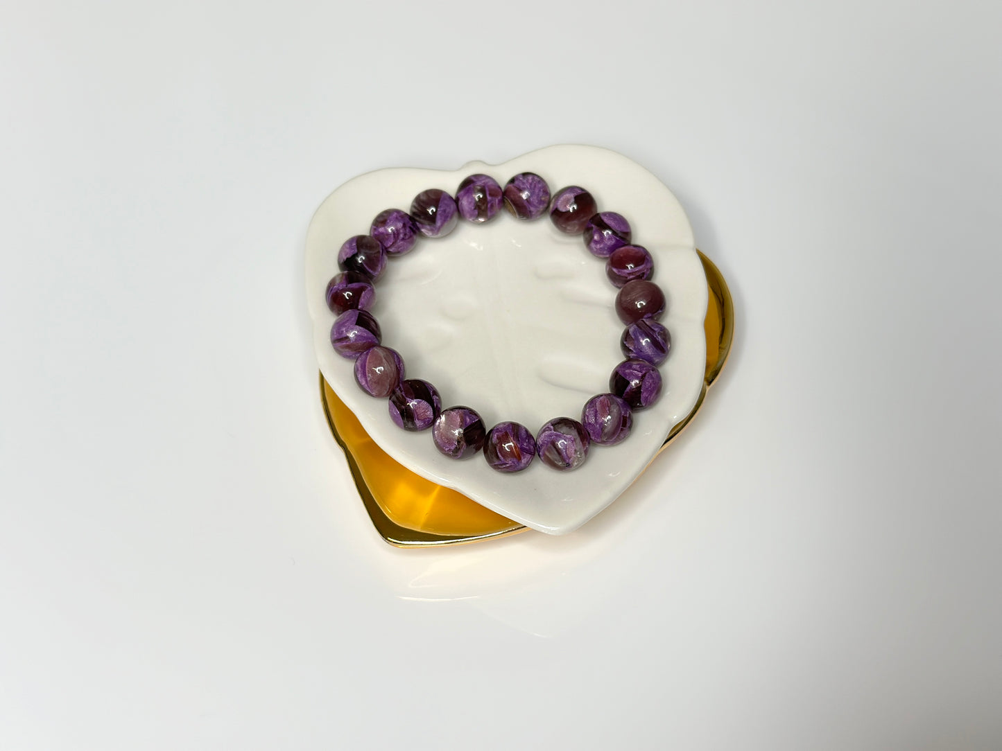 10mm Purple Mica Bracelet