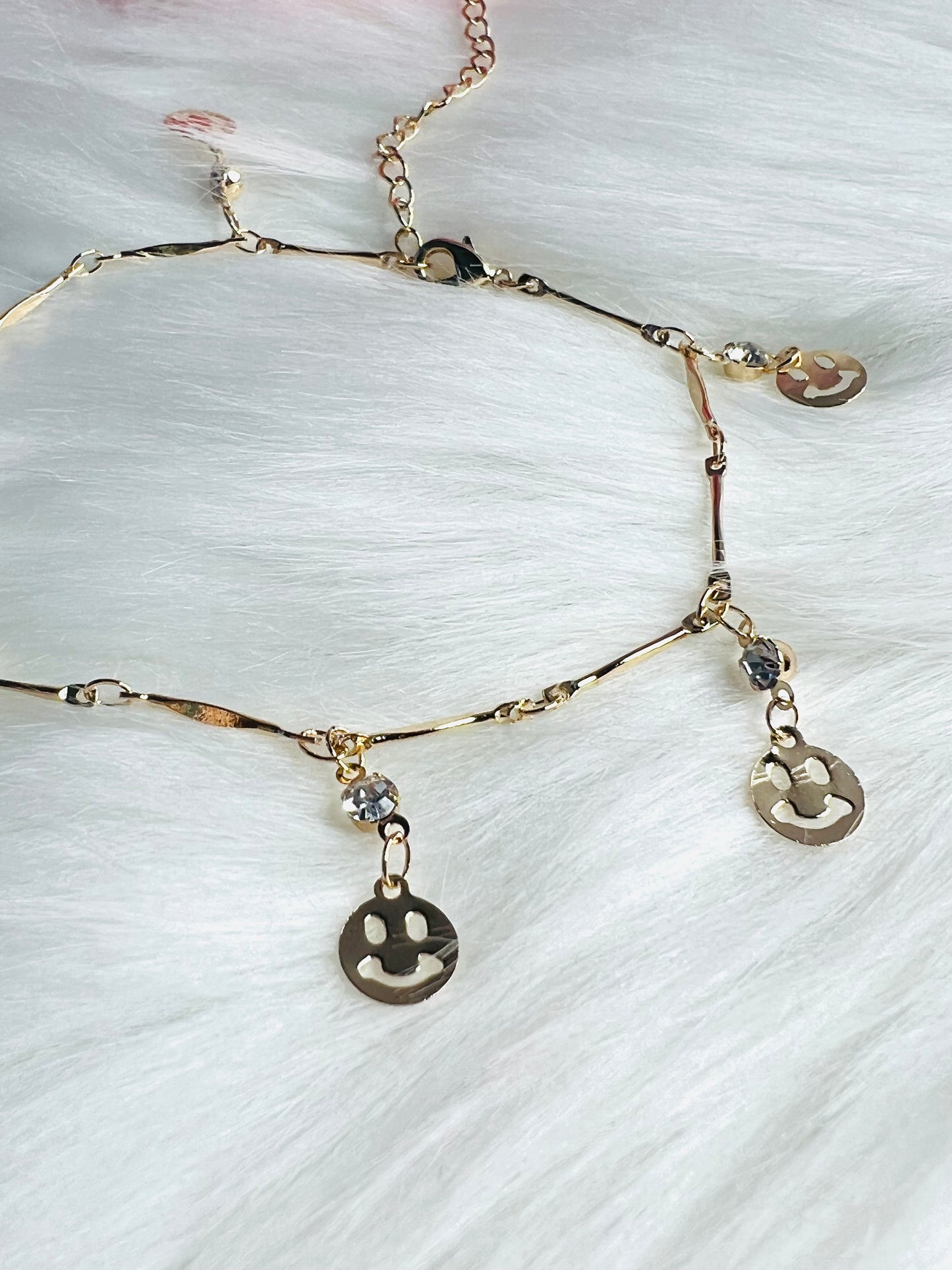 Happy Face Anklet